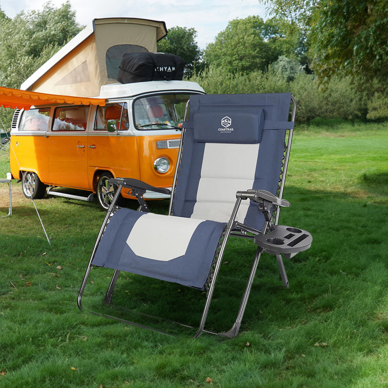 Timber ridge camping chair cheap with adjustable reclining padded back